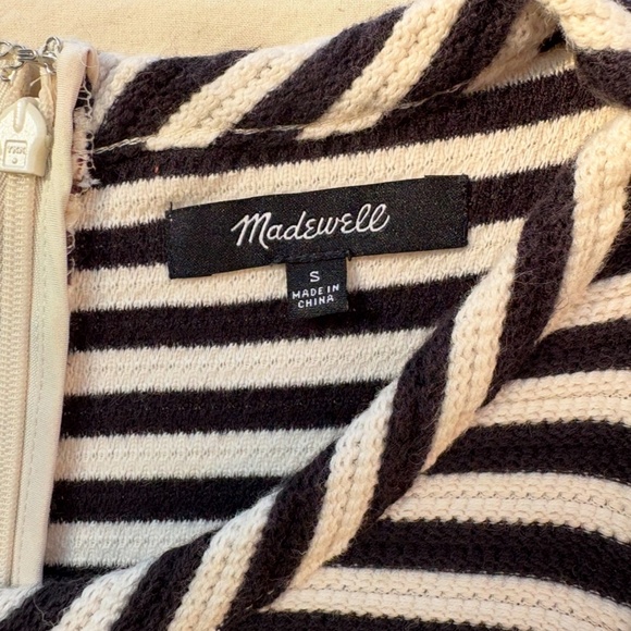 Madewell Womens Afternoon Dress size small, navy and white striped, sleeveless - Picture 11 of 16